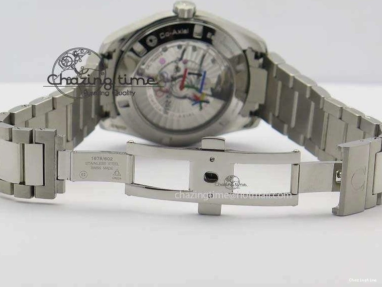 0723 Youthful Aqua Terra ‘PyeongChang 2018’ JHF Best Edition Black Dial On SS Bracelet A 8204